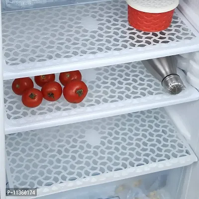 Aashu Anti Slip Refrigerator mats (White,Pink,Blue,Green-12x17inch)-Set of 3-thumb0