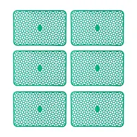 Aashu Anti Slip Refrigerator mats (White,Pink,Blue,Green-12x17inch)-Set of 3-thumb3