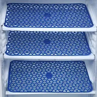 Aashu Anti Slip Refrigerator mats (White,Pink,Blue,Green-12x17inch)-Set of 3-thumb1