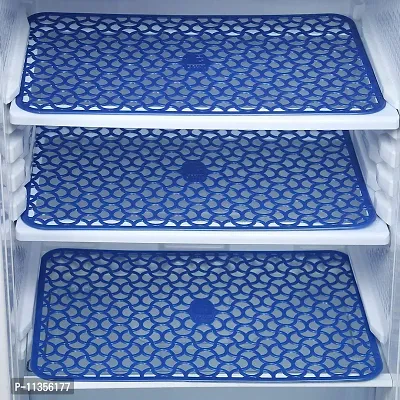 Aashu Anti Slip Refrigerator mats (White,Pink,Blue,Green-12x17inch)-Set of 3-thumb2