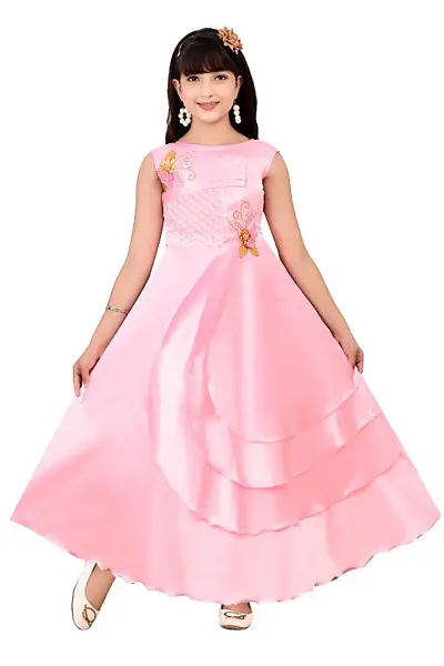 Girls Satin Silk Dresses