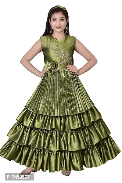 Fancy Girls Ethnic Gowns-thumb0