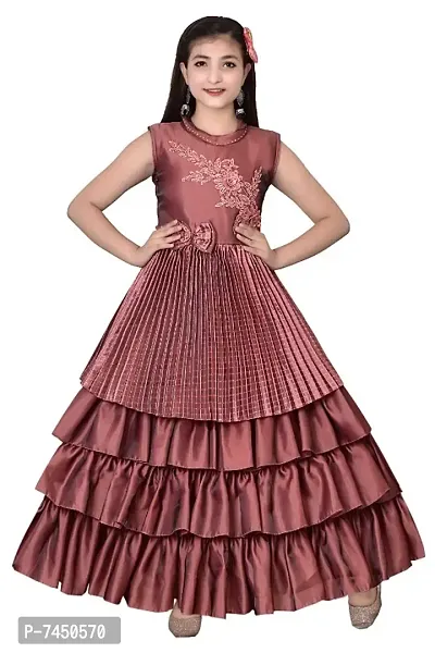 Fancy Girls Ethnic Gowns-thumb0