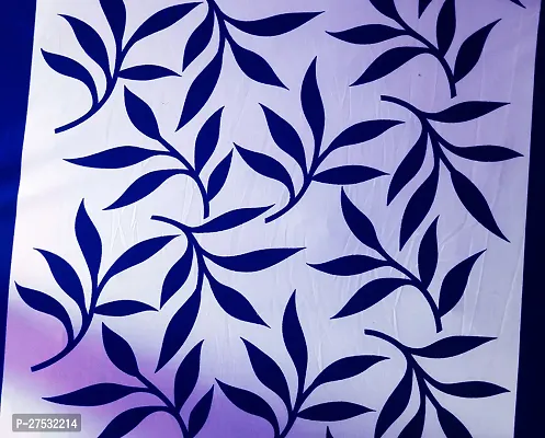 INSANESWORM Beautiful Leaf Polyester Window Curtains 5 feet pack of 4 (Eyelet, Room Darkening, Washable)-thumb2