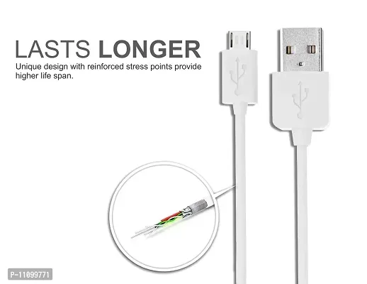 Vikefon Charging Cum Data Cable Compatible for Redmi Note 4 1 Meter Length-thumb2