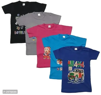 Fancy Boys  Printed T Shirt pack of 5