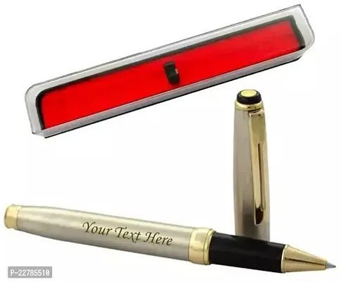 Kk Crosi Name Written Pen For Gift Chrome Body Color Roller Ball Pen-thumb0