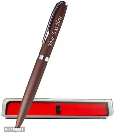 Name Written Pen For Gift Brown Body Color