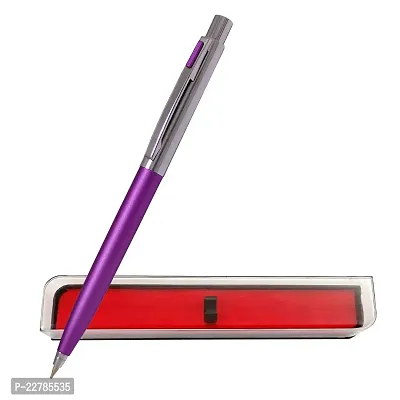 Kk Crosi Slim Design Purple Colour Aluminium Body Ball Pen