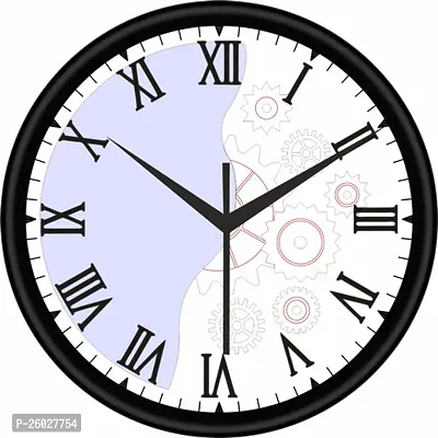 Designer Black Round Wall Clock For Home