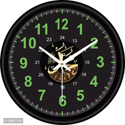 Designer Black Round Wall Clock For Home