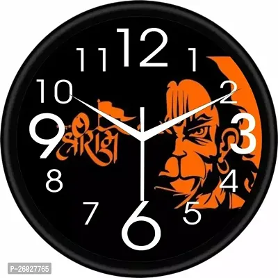 Designer Black Round Wall Clock For Home-thumb0