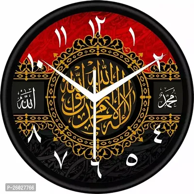 Designer Black Round Wall Clock For Home