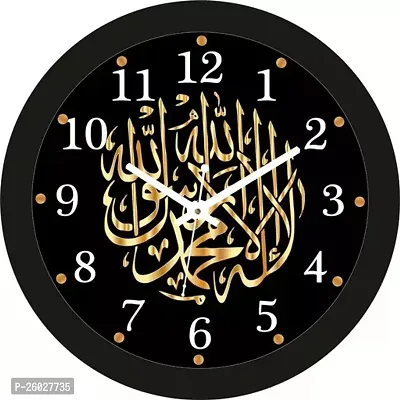 Designer Black Round Wall Clock For Home-thumb0