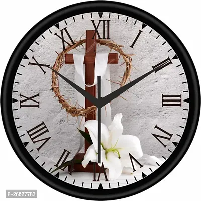 Designer Black Round Wall Clock For Home-thumb0