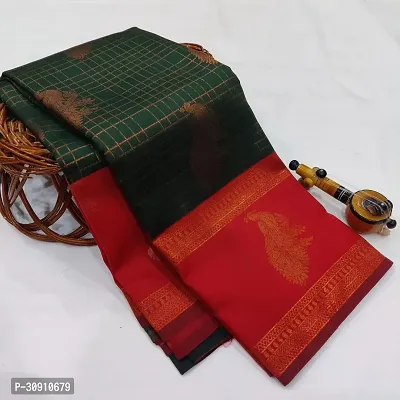 Trendy Art Silk Jacquard Silk Sarees With Blouse Piece-thumb0