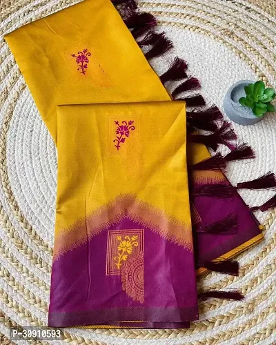 Trendy Art Silk Jacquard Silk Sarees With Blouse Piece