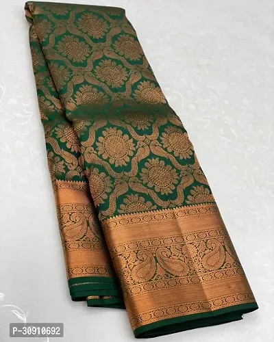 Trendy Art Silk Jacquard Silk Sarees With Blouse Piece-thumb0