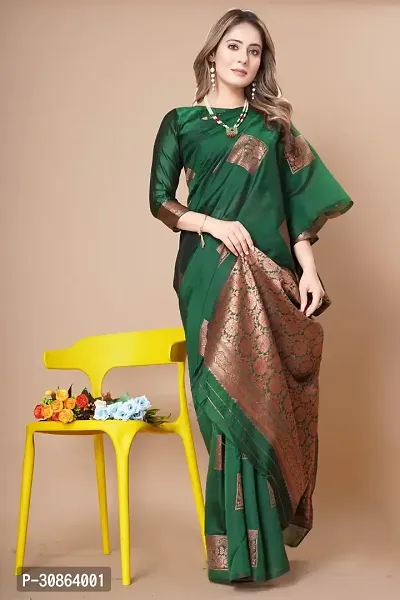 Trendy Art Silk Jacquard Silk Sarees With Blouse Piece