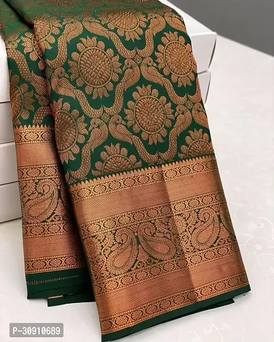 Trendy Art Silk Jacquard Silk Sarees With Blouse Piece-thumb0