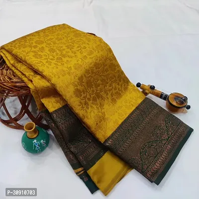 Trendy Art Silk Jacquard Silk Sarees With Blouse Piece