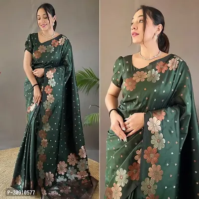 Trendy Art Silk Jacquard Silk Sarees With Blouse Piece-thumb0