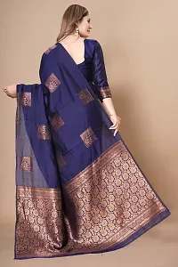 Classic Art Silk Jacquard Saree With Blouse Piece-thumb2