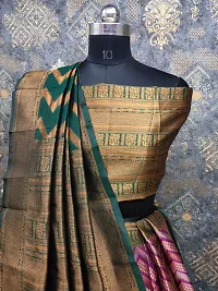 Beautiful Art Silk Semi Stitched Jacquard Lehenga For Women-thumb2