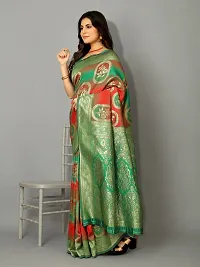 Classic Art Silk Saree with Blouse piece For Women-thumb4