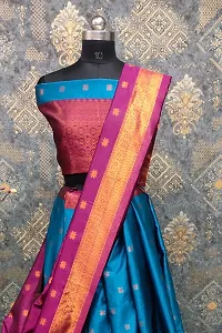 Classic Art Silk Lehenga Cholis with Dupatta-thumb1