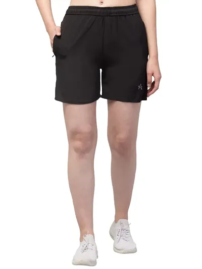 ATIMUNA Solid Men Women Athletic Workout Shorts