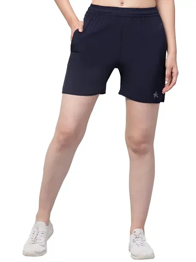 ATIMUNA Solid Men Women Athletic Workout Shorts