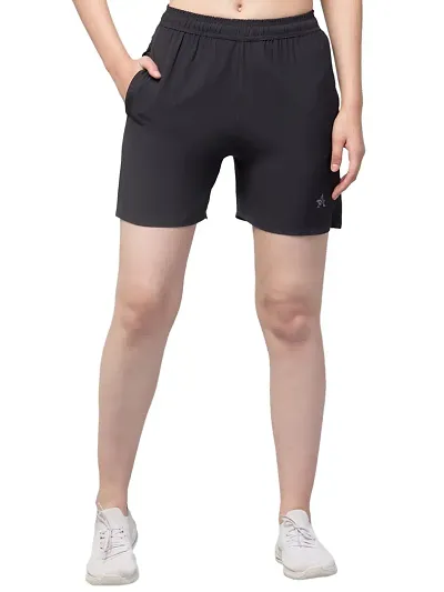 ATIMUNA Solid Men Women Athletic Workout Shorts