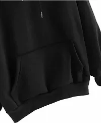 Classic Wool Blend Solid Hoodie Sweatshirt for Men-thumb4