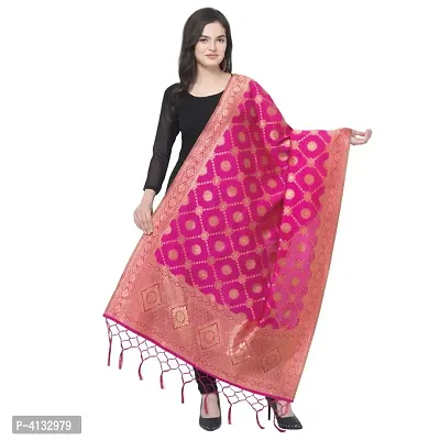 jacquard Woven Gold Women Dupatta