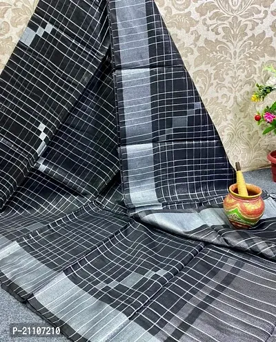 Stylish Tissue Black Saree without Blouse piece