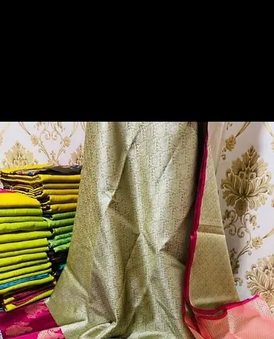 Stylish Tissue Saree without Blouse piece