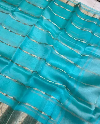 Attractive Tissue Saree without Blouse piece 