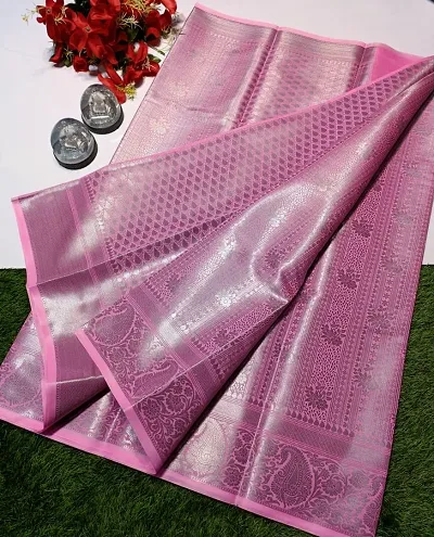 Attractive Tissue Saree without Blouse piece 