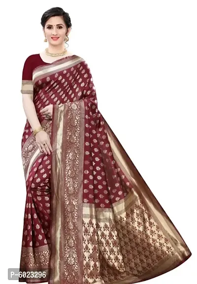 Art Silk Jacquard Saree with Blouse Piece