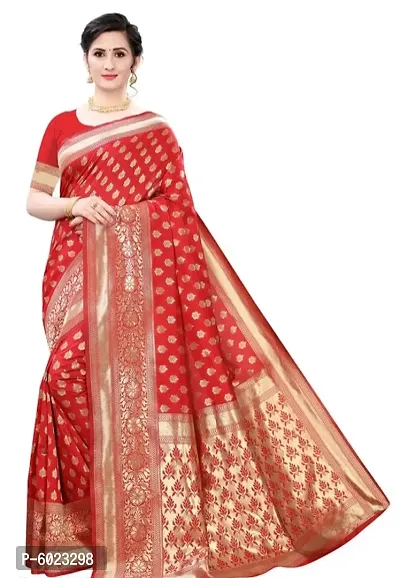 Art Silk Jacquard Saree with Blouse Piece