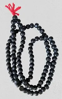 Original Black Tulsi Jaap Mala For Puja-thumb1