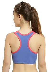 Stylish Cotton Non Padded Sports Bra For Women-thumb1