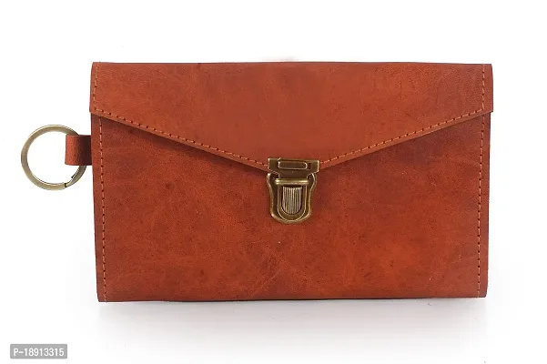 Gatudi Art Craft Women's 100% Pure Leather Hand Held Clutches/handbag-thumb0