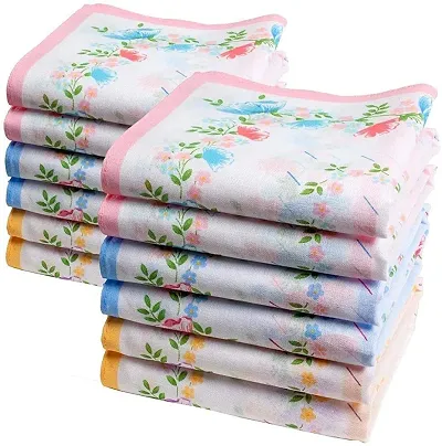 12 pcs set women cotten handkerchief