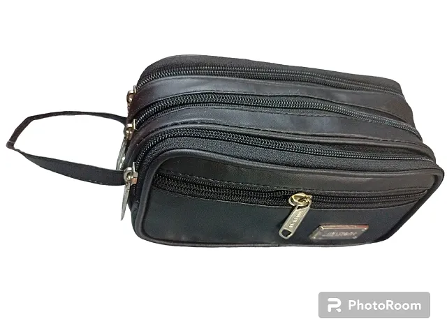 Stylish Faux Leather Textured Messenger Bag