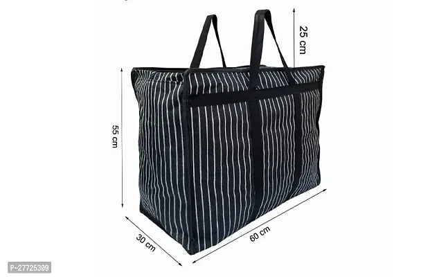 Classy Striped 3 Piece Cloth Storage Bag-thumb2