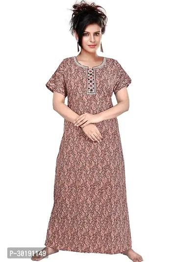 Stylish Cotton Nighty For Women-thumb0