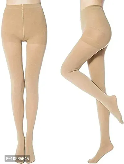 Womens Sheer Transparent Low Denier Pantyhose Stocking Pack of (2)-thumb0
