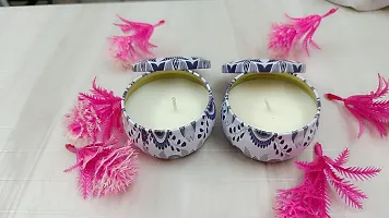 Scented Candles Candles for Home decor wax candle Scented, 2 Pack Soy Candles Lavender Candle for  home decor festival navratri  Valentine Halloween Thanks giving Gifts-thumb1